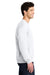 Gildan SF000 Mens Softstyle Crewneck Sweatshirt White Model Side