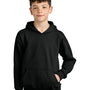 Gildan Youth Softstyle Hooded Sweatshirt Hoodie w/ Pouch Pocket - Black