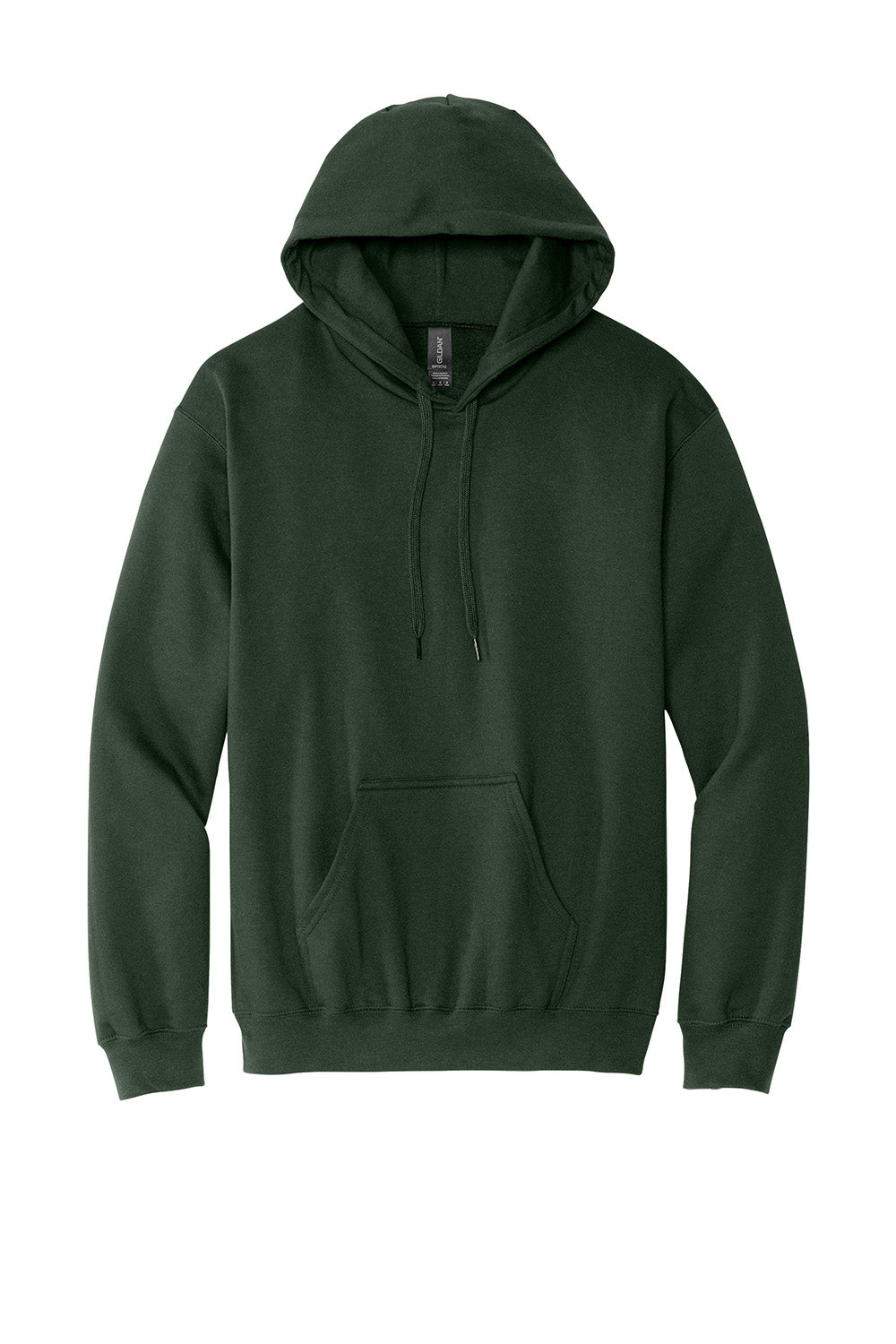 Gildan SF500 Mens Softstyle Hooded Sweatshirt Hoodie w/ Pouch Pocket Forest Green Flat Front