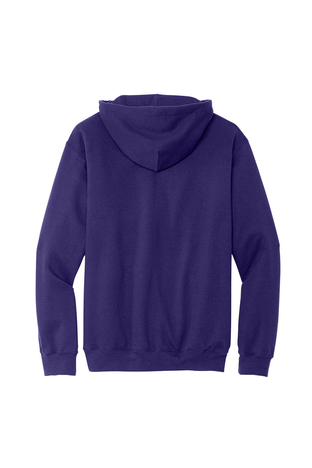 Gildan SF500 Mens Softstyle Hooded Sweatshirt Hoodie Purple Flat Back