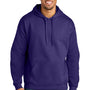 Gildan Mens Softstyle Hooded Sweatshirt Hoodie w/ Pouch Pocket - Purple