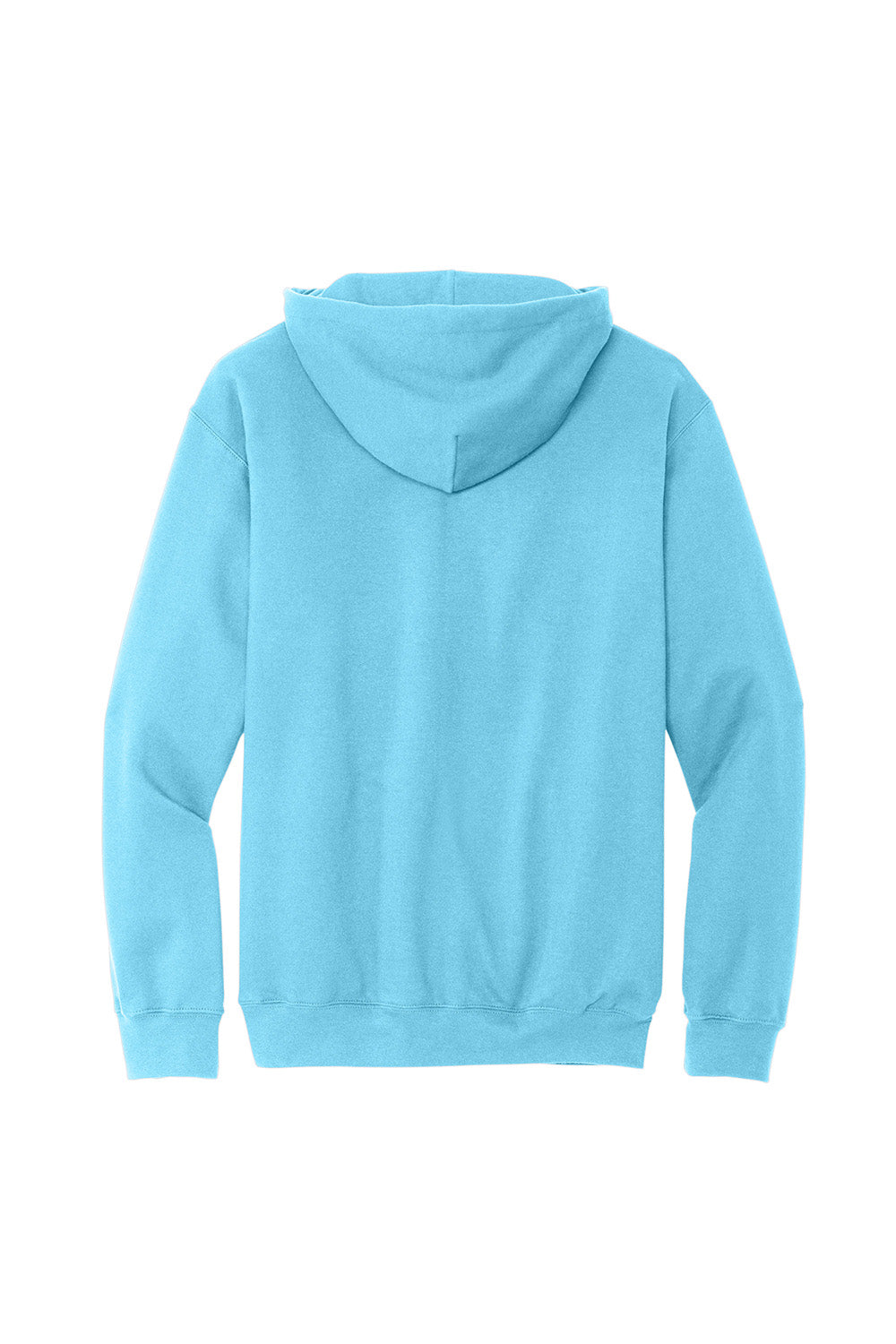 Gildan SF500 Mens Softstyle Hooded Sweatshirt Hoodie w/ Pouch Pocket Sky Blue Flat Back