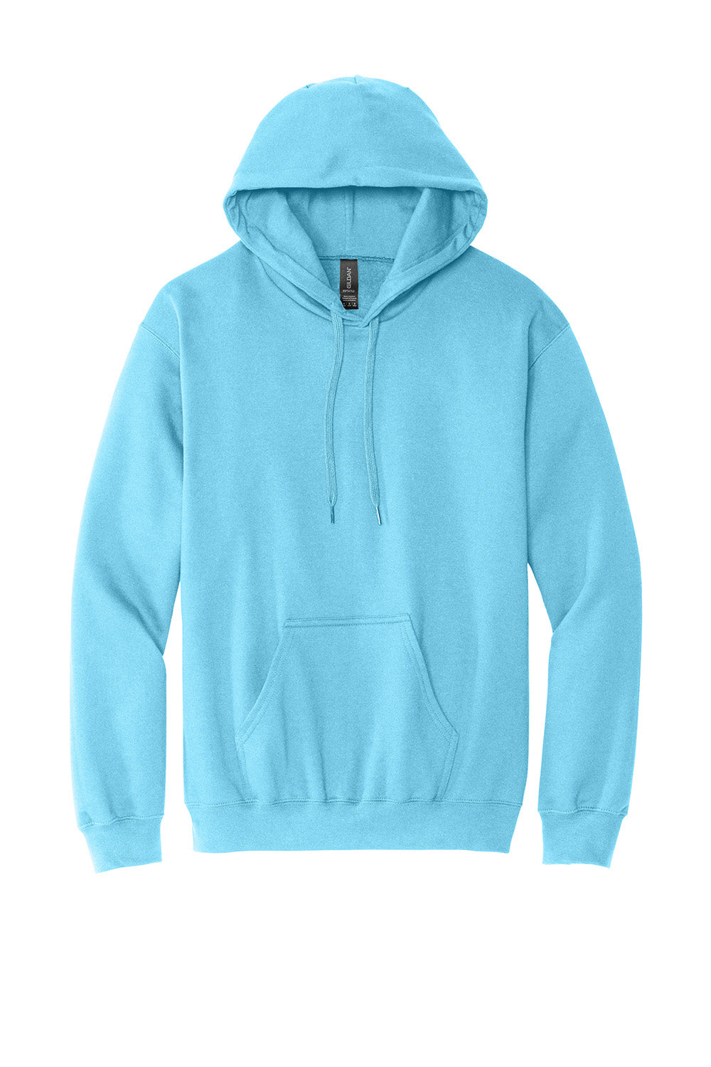 Gildan SF500 Mens Softstyle Hooded Sweatshirt Hoodie Sky Blue Flat Front