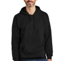 Gildan Mens Softstyle Hooded Sweatshirt Hoodie w/ Pouch Pocket - Black