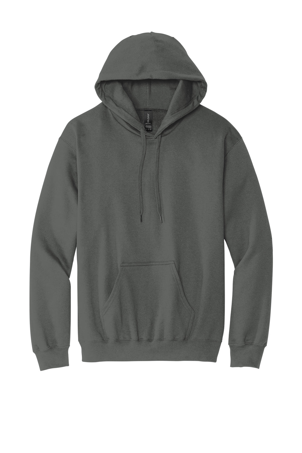 Gildan SF500 Mens Softstyle Hooded Sweatshirt Hoodie w/ Pouch Pocket Charcoal Grey Flat Front