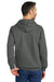 Gildan SF500 Mens Softstyle Hooded Sweatshirt Hoodie w/ Pouch Pocket Charcoal Grey Model Back