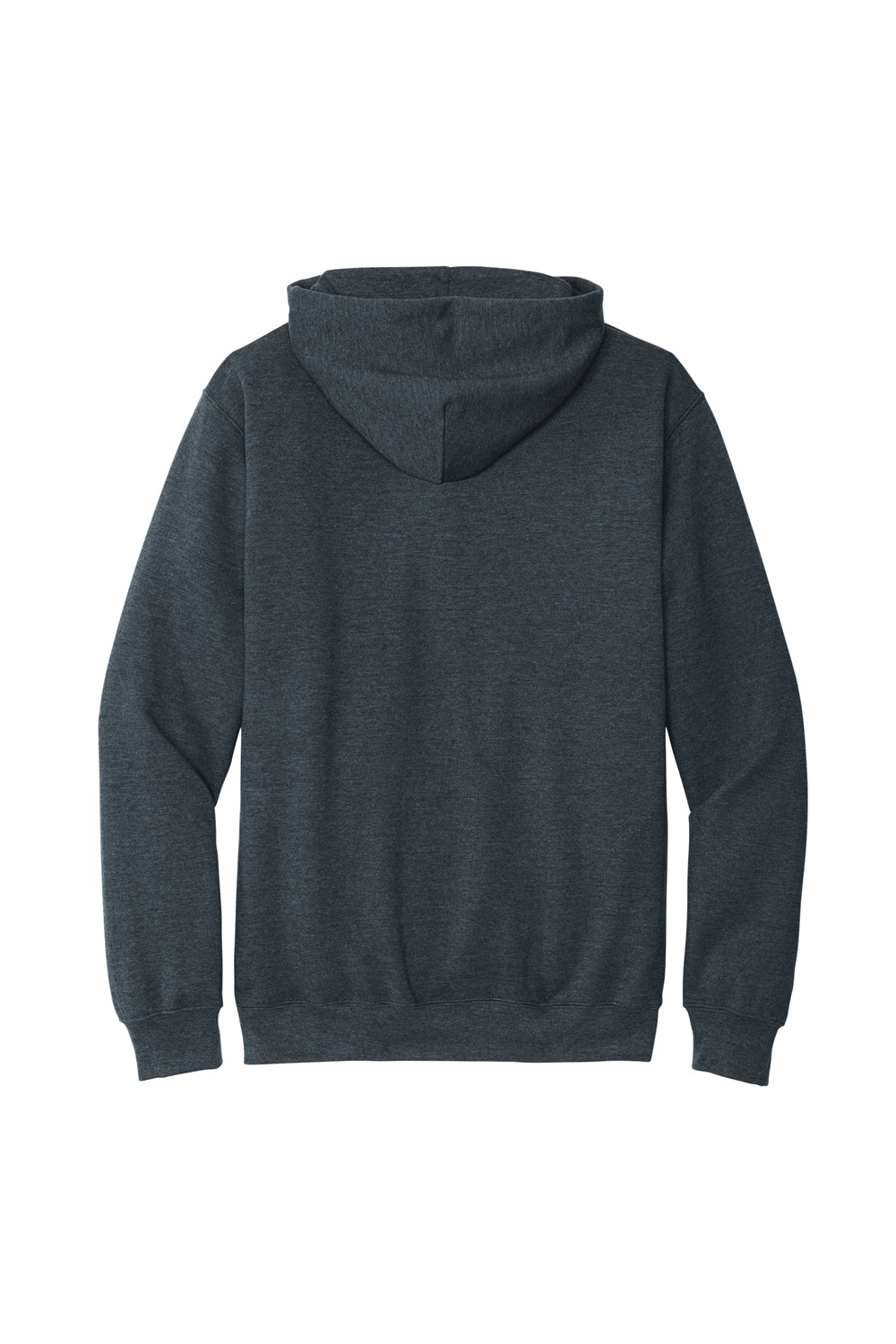 Gildan SF500 Mens Softstyle Hooded Sweatshirt Hoodie w/ Pouch Pocket Heather Dark Grey Flat Back