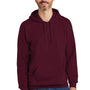 Gildan Mens Softstyle Hooded Sweatshirt Hoodie w/ Pouch Pocket - Maroon