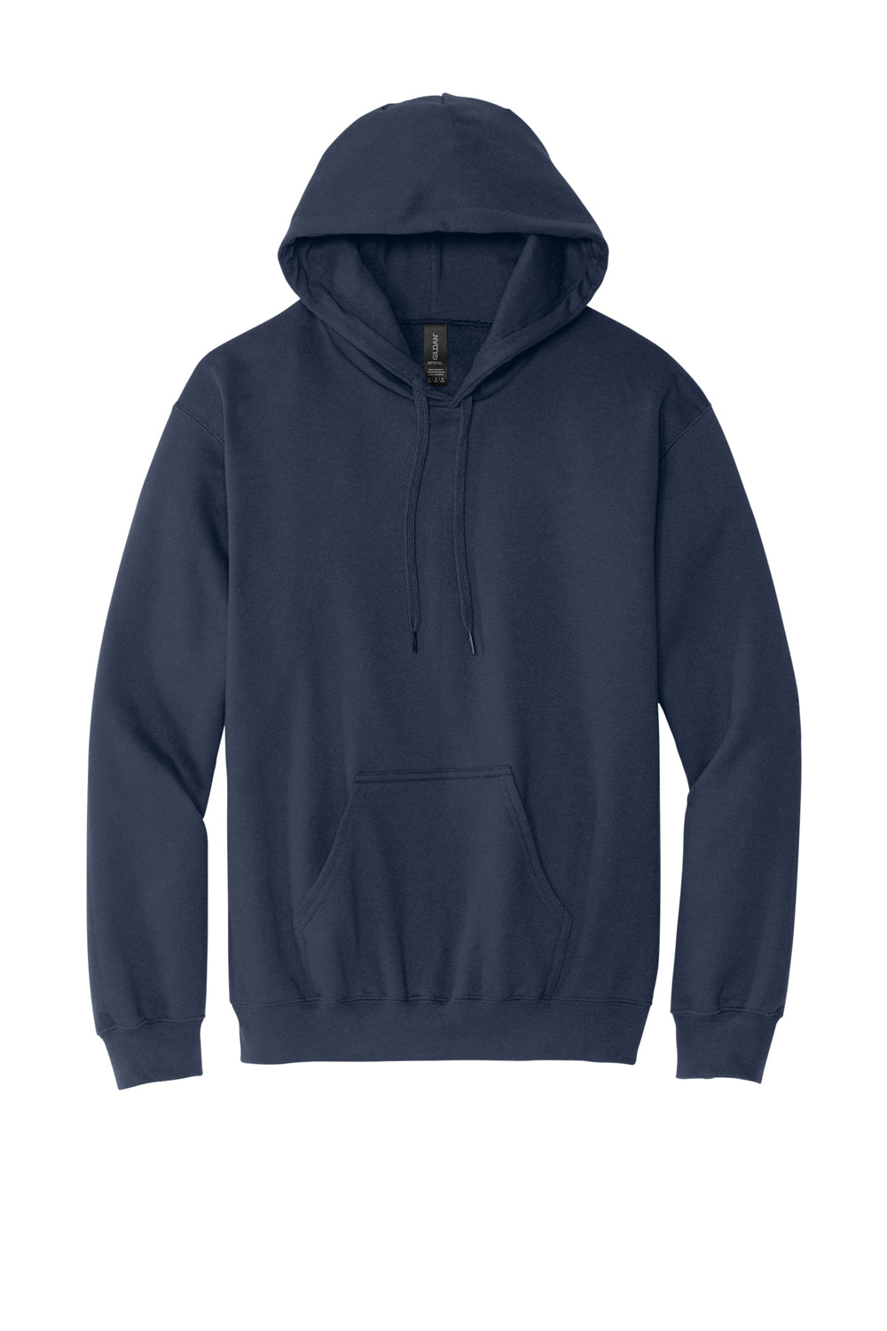 Gildan SF500 Mens Softstyle Hooded Sweatshirt Hoodie w/ Pouch Pocket Navy Blue Flat Front