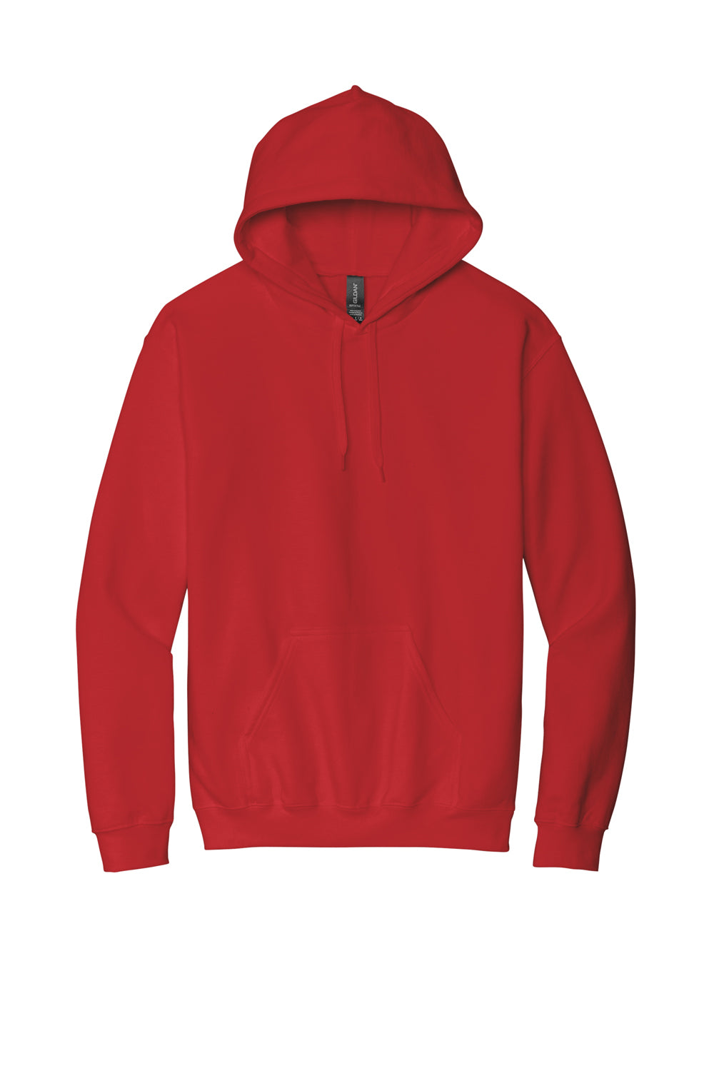 Gildan SF500 Mens Softstyle Hooded Sweatshirt Hoodie w/ Pouch Pocket Red Flat Front