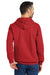 Gildan SF500 Mens Softstyle Hooded Sweatshirt Hoodie w/ Pouch Pocket Red Model Back