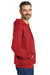 Gildan SF500 Mens Softstyle Hooded Sweatshirt Hoodie w/ Pouch Pocket Red Model Side