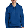 Gildan Mens Softstyle Hooded Sweatshirt Hoodie w/ Pouch Pocket - Royal Blue