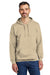 Gildan SF500 Mens Softstyle Hooded Sweatshirt Hoodie w/ Pouch Pocket Sand Model Front