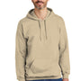 Gildan Mens Softstyle Hooded Sweatshirt Hoodie w/ Pouch Pocket - Sand