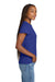 Hanes SL04 Womens Nano-T Short Sleeve Crewneck T-Shirt Deep Royal Blue Model Side