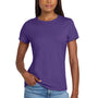 Hanes Womens Nano-T Short Sleeve Crewneck T-Shirt - Purple