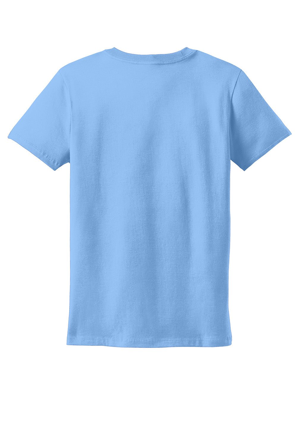 Hanes SL04 Womens Nano-T Short Sleeve Crewneck T-Shirt Carolina Blue Flat Back