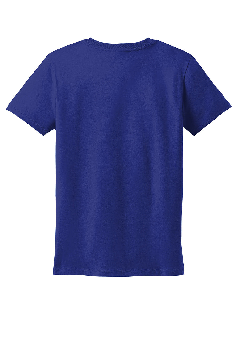 Hanes SL04 Womens Nano-T Short Sleeve Crewneck T-Shirt Deep Royal Blue Flat Back