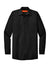 Red Kap SP14/SP14LONG Mens Industrial Moisture Wicking Long Sleeve Button Down Shirt w/ Double Pockets Black Flat Front