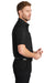 CornerStone SP18 Mens SuperPro Stain Resistant Short Sleeve Button Down Shirt w/ Pocket Black Model Side