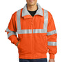 Port Authority Mens Challenger Wind & Water Resistant Full Zip Jacket - Safety Orange