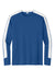 Sport-Tek ST100LS Mens Competitor United Long Sleeve Crewneck T-Shirt Royal Blue/White Flat Front