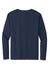 Sport-Tek ST100LS Mens Competitor United Long Sleeve Crewneck T-Shirt True Navy Blue/White Flat Back