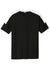 Sport-Tek ST100 Mens Competitor United Short Sleeve Crewneck T-Shirt Black/White Flat Front