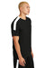 Sport-Tek ST100 Mens Competitor United Short Sleeve Crewneck T-Shirt Black/White Model Side