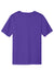 Sport-Tek ST100 Mens Competitor United Short Sleeve Crewneck T-Shirt Purple/White Flat Back