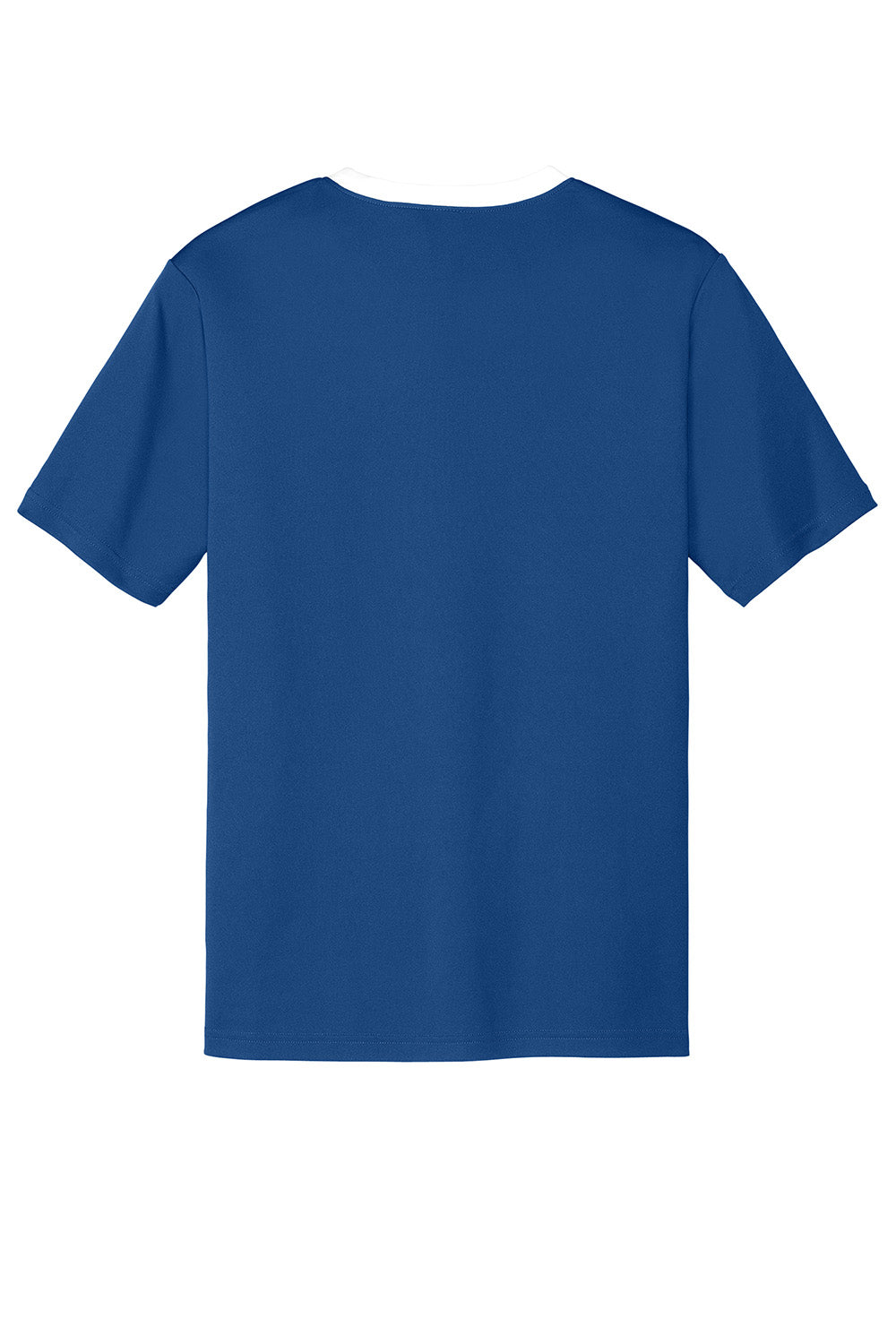 Sport-Tek ST100 Mens Competitor United Short Sleeve Crewneck T-Shirt Royal Blue/White Flat Back