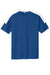 Sport-Tek ST100 Mens Competitor United Short Sleeve Crewneck T-Shirt Royal Blue/White Flat Front