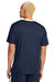 Sport-Tek ST100 Mens Competitor United Short Sleeve Crewneck T-Shirt True Navy Blue/White Model Back