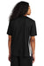 Sport-Tek ST101 Mens Competitor United Short Sleeve V-Neck T-Shirt Black/White Model Back