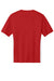 Sport-Tek ST101 Mens Competitor United Short Sleeve V-Neck T-Shirt Deep Red/White Flat Back