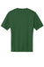 Sport-Tek ST101 Mens Competitor United Short Sleeve V-Neck T-Shirt Forest Green/White Flat Back