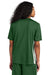 Sport-Tek ST101 Mens Competitor United Short Sleeve V-Neck T-Shirt Forest Green/White Model Back