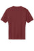 Sport-Tek ST101 Mens Competitor United Short Sleeve V-Neck T-Shirt Maroon/White Flat Back