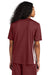 Sport-Tek ST101 Mens Competitor United Short Sleeve V-Neck T-Shirt Maroon/White Model Back