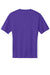 Sport-Tek ST101 Mens Competitor United Short Sleeve V-Neck T-Shirt Purple/White Flat Back