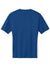 Sport-Tek ST101 Mens Competitor United Short Sleeve V-Neck T-Shirt Royal Blue/White Flat Back