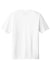 Sport-Tek ST101 Mens Competitor United Short Sleeve V-Neck T-Shirt White Flat Back