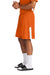 Sport-Tek ST103 Mens Competitor United Athletic Shorts Deep Orange/White Model Side