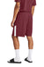 Sport-Tek ST103 Mens Competitor United Athletic Shorts Maroon/White Model Back