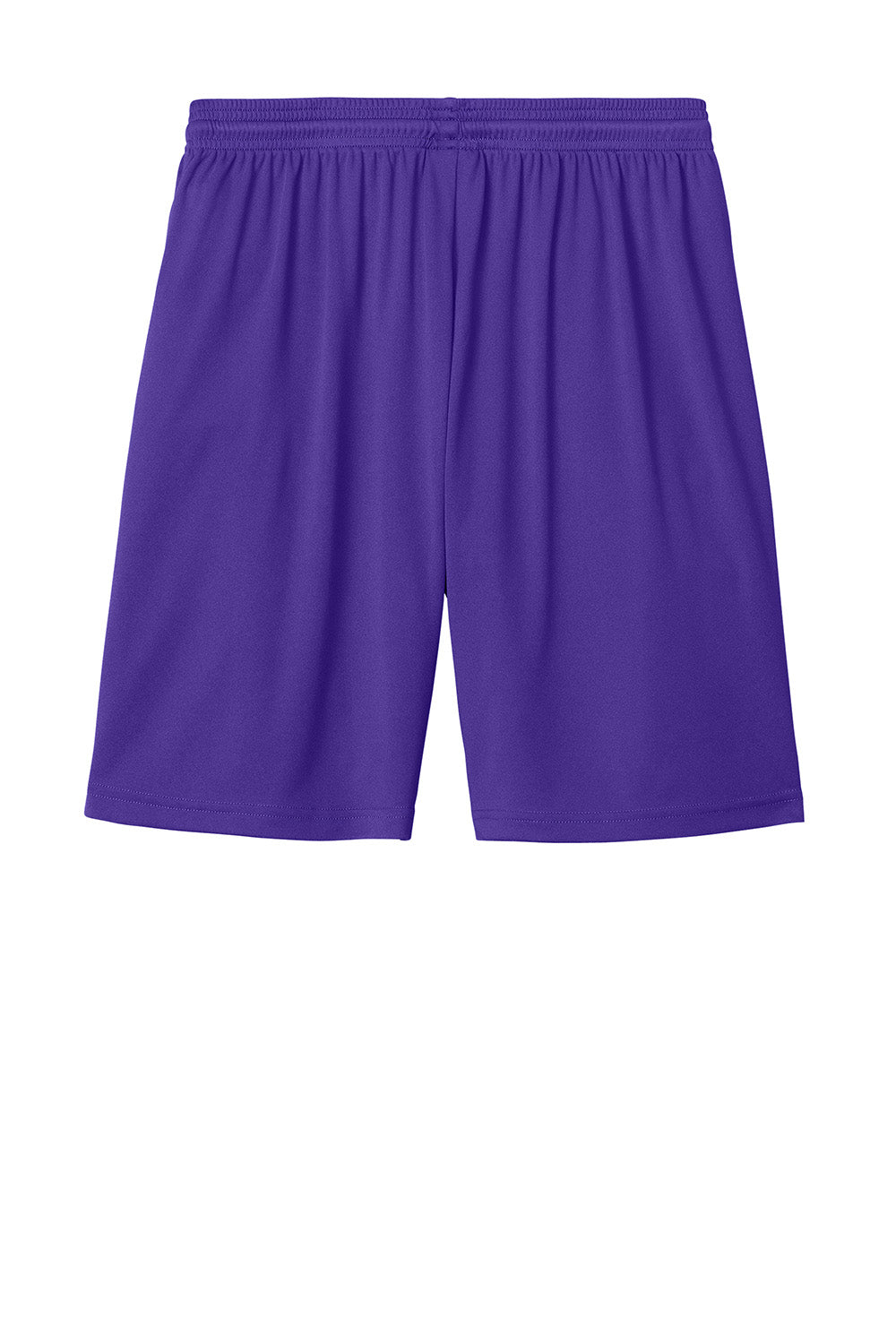 Sport-Tek ST103 Mens Competitor United Athletic Shorts Purple/White Flat Back