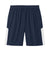 Sport-Tek ST103 Mens Competitor United Athletic Shorts True Navy Blue/White Flat Front