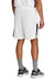 Sport-Tek ST103 Mens Competitor United Athletic Shorts White/Black Model Back