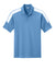 Sport-Tek ST104 Mens Competitor United Short Sleeve Polo Shirt Carolina Blue/White Flat Front