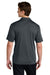 Sport-Tek ST104 Mens Competitor United Short Sleeve Polo Shirt Iron Grey/White Model Back